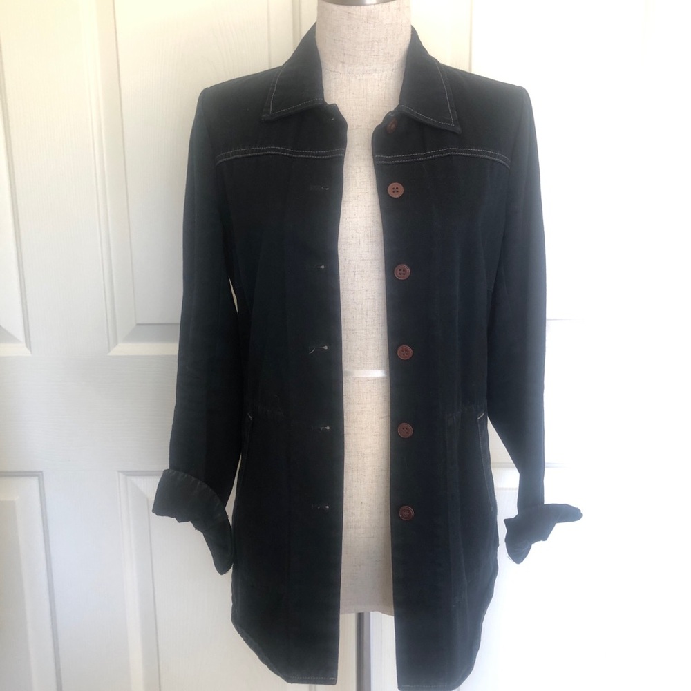 Women's Denim Button Down Jacket